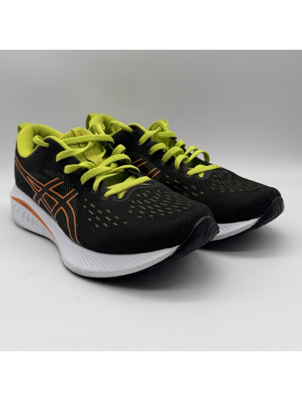 ASICS Gel-Excite 10 Men’s 7.5 Black Orange Running Shoes 1011B600
